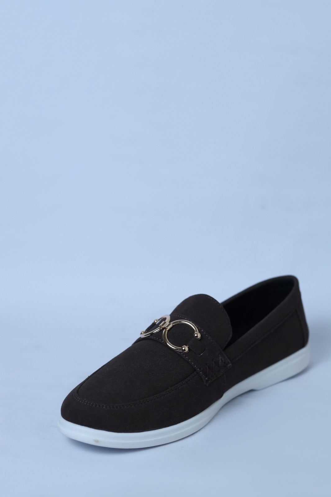 Mochany Sweet Leather Brown Loafers with