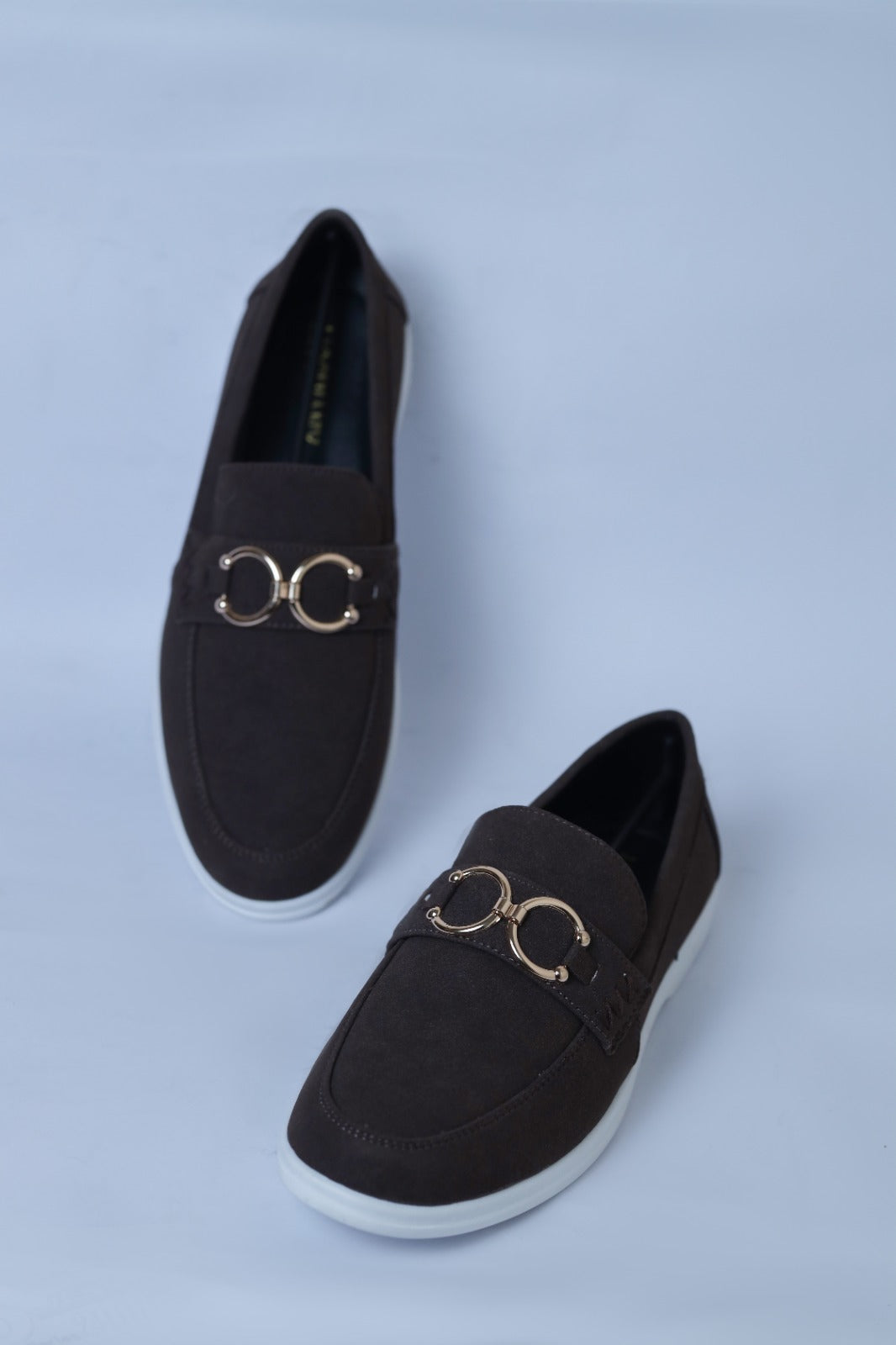 Mochany Sweet Leather Brown Loafers with