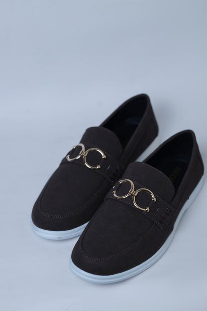 Mochany Sweet Leather Brown Loafers with
