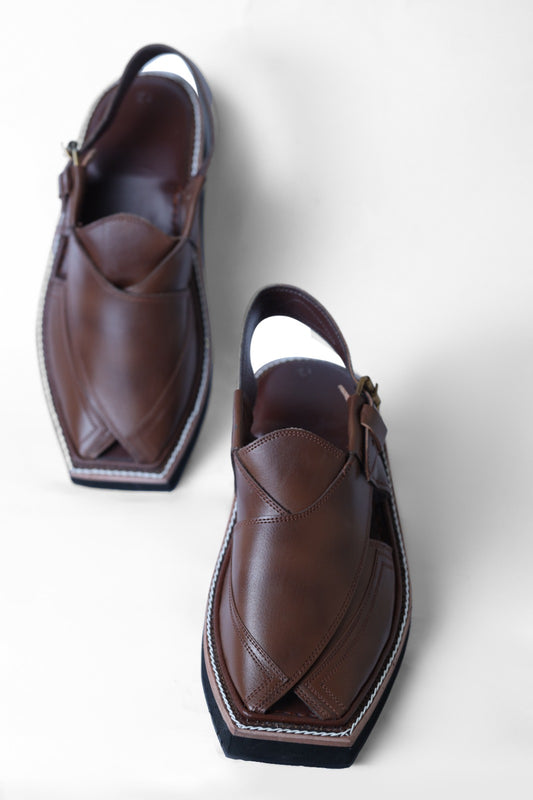 Premium Kaptaan Leather Chappal