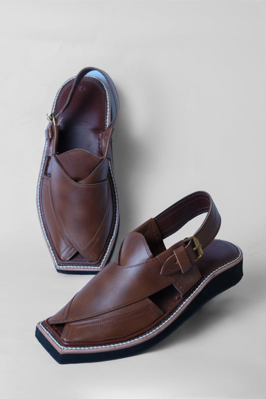 Premium Leather Kaptaan Chappal